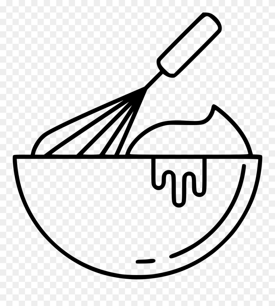 Transparent Whisk Clipart - Whisk And Bowl Clipart - Png Download