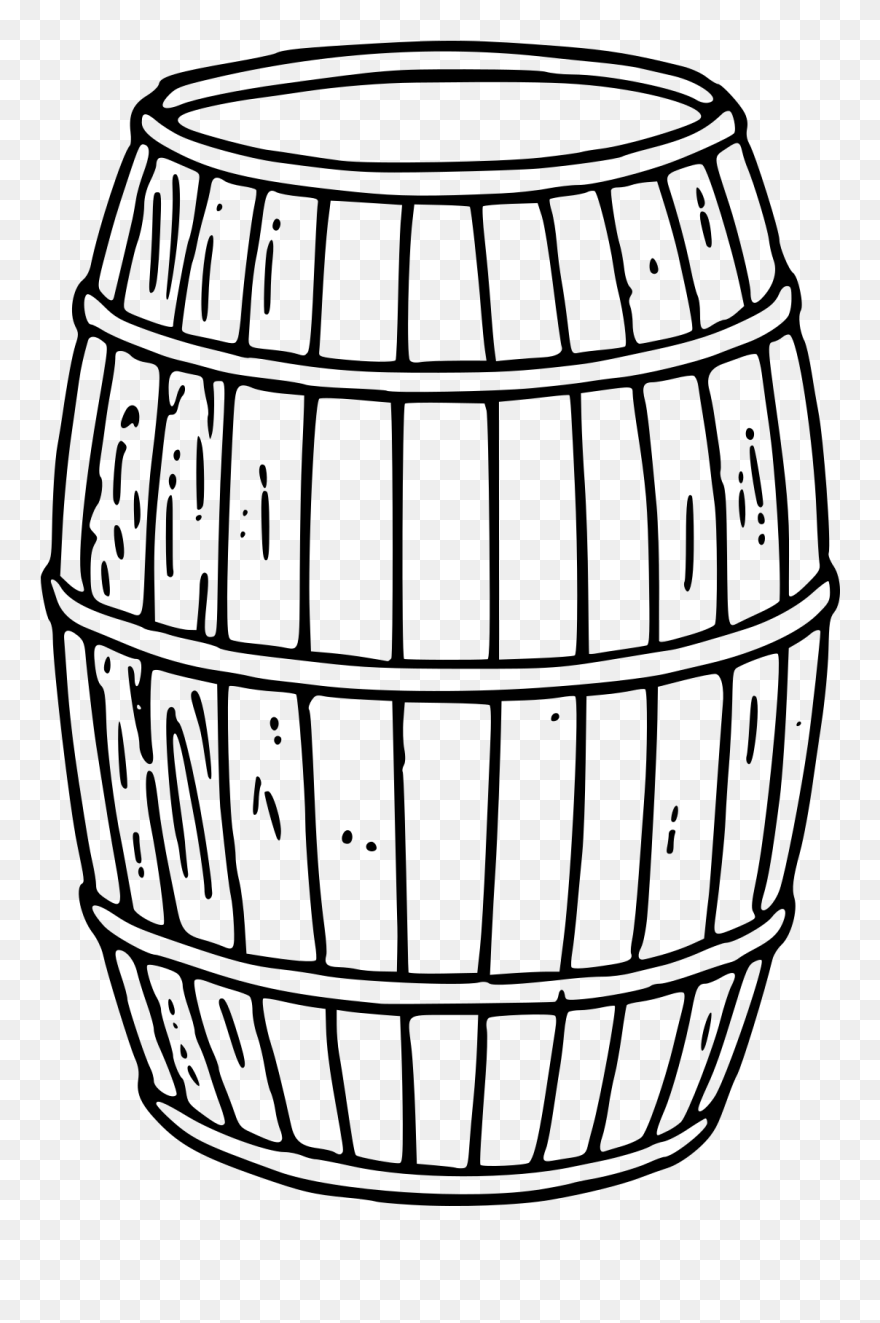 Bourbon Barrel Clip Art - Png Download