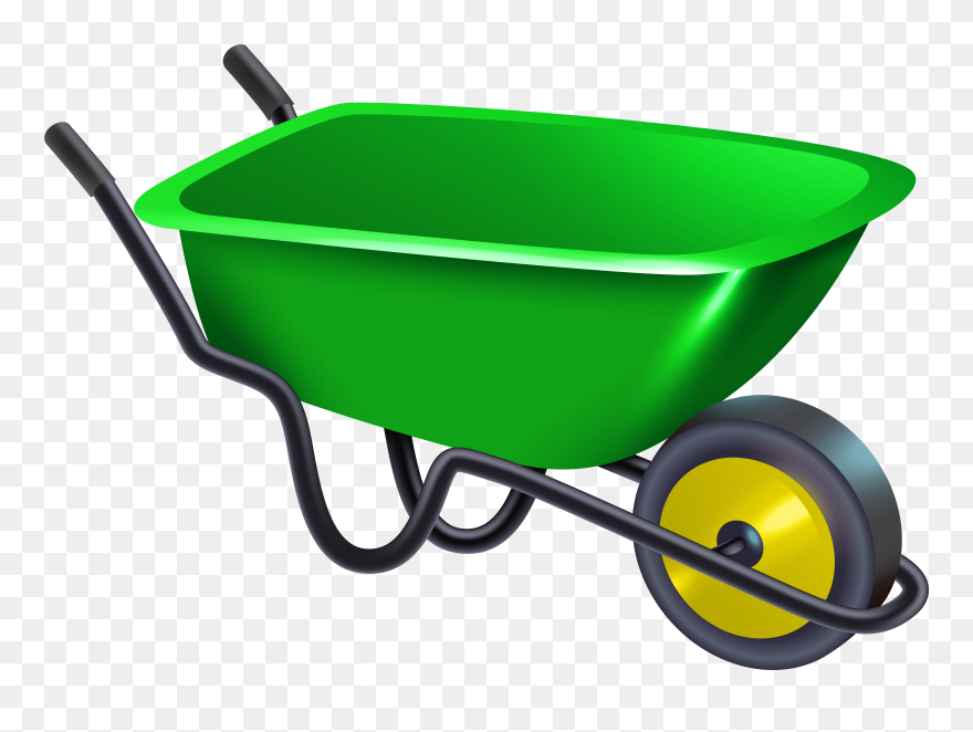 Wheelbarrel Clipart Clip Art Library Wheelbarrow Png - Clipart Image Of Wheelbarrow Transparent Png