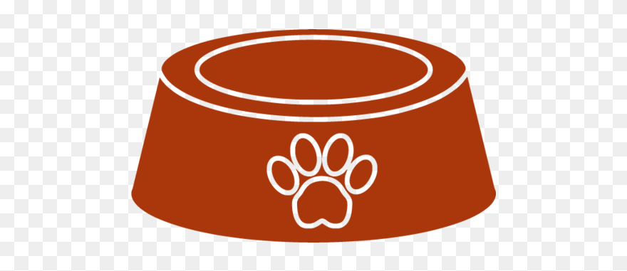 Cartoon Dog Bowl Transparent Clipart