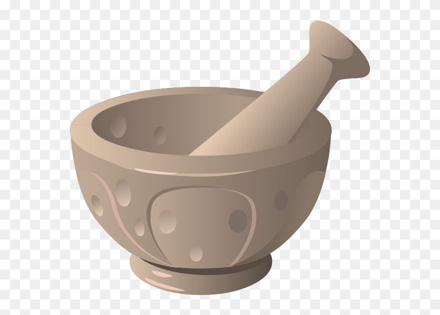 Mortar And Pestle Drawing - Mortar And Pestle Clipart Png Transparent Png