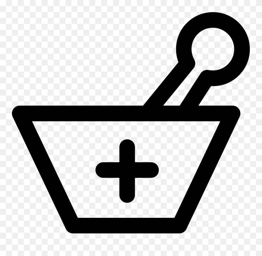 Mortar And Pestle - Pharmacist And Covid 19 Clipart