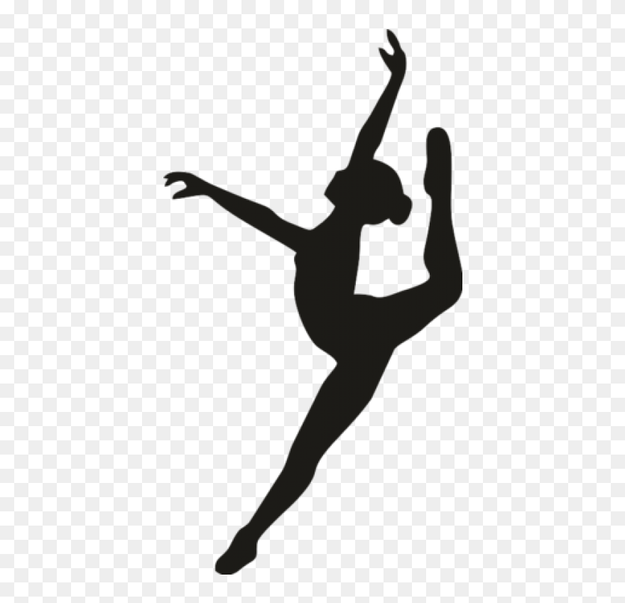 Studio 55 Dance Dance Studio Ballet Dancer Art - Leap Dancer Silhouette Clipart