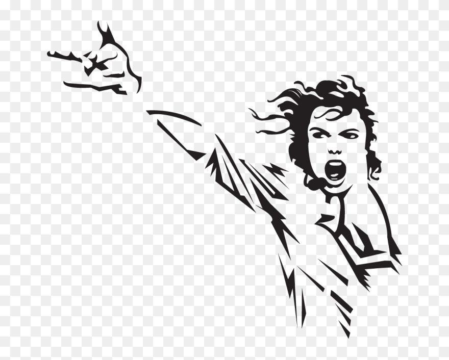 Michael Jackson"s This Is It Logo Clip Art Vector Graphics - Black And White Michael Jackson Drawing - Png Download