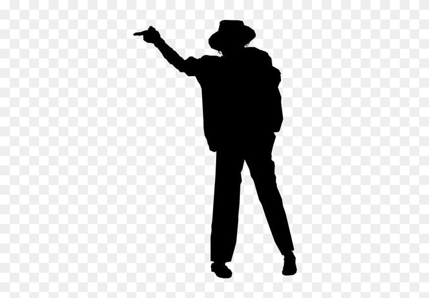 Michael Jackson Border Frame Clipart Library Transparent - Silhouette Michael Jackson Pose - Png Download