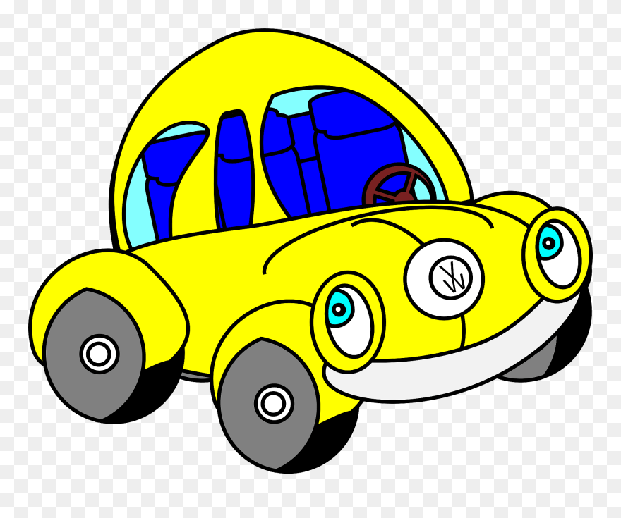 Volkswagen Beetle Cartoon .png Clipart