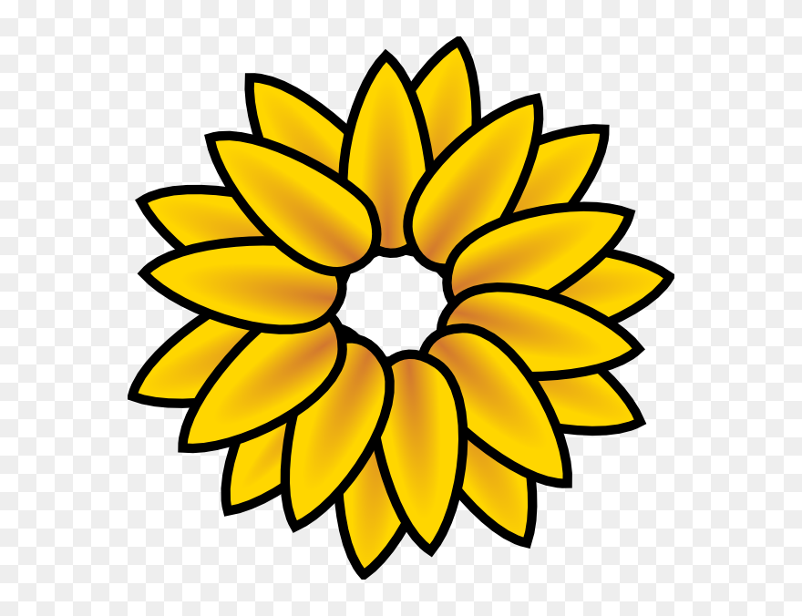 Ecstatic Over Paper - Sunflower Clip Art - Png Download