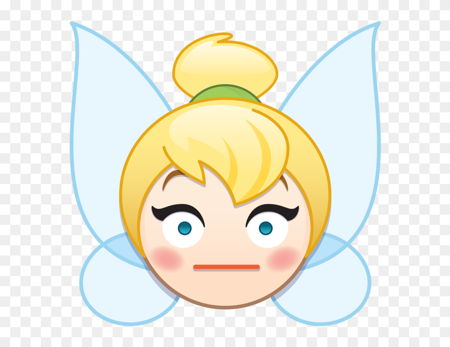 Tinkerbell Clipart Head - Disney Emoji Blitz Tinkerbell - Png Download