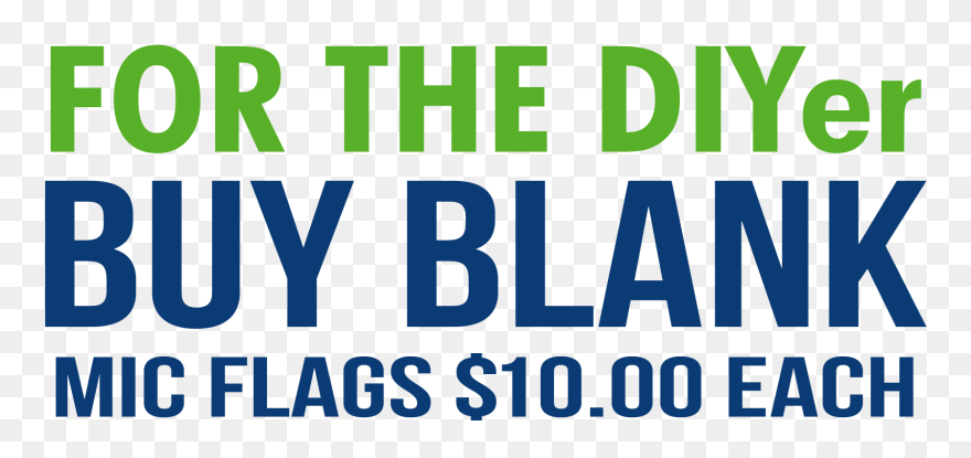 Blank Mic Flags Top Banner - Oval Clipart