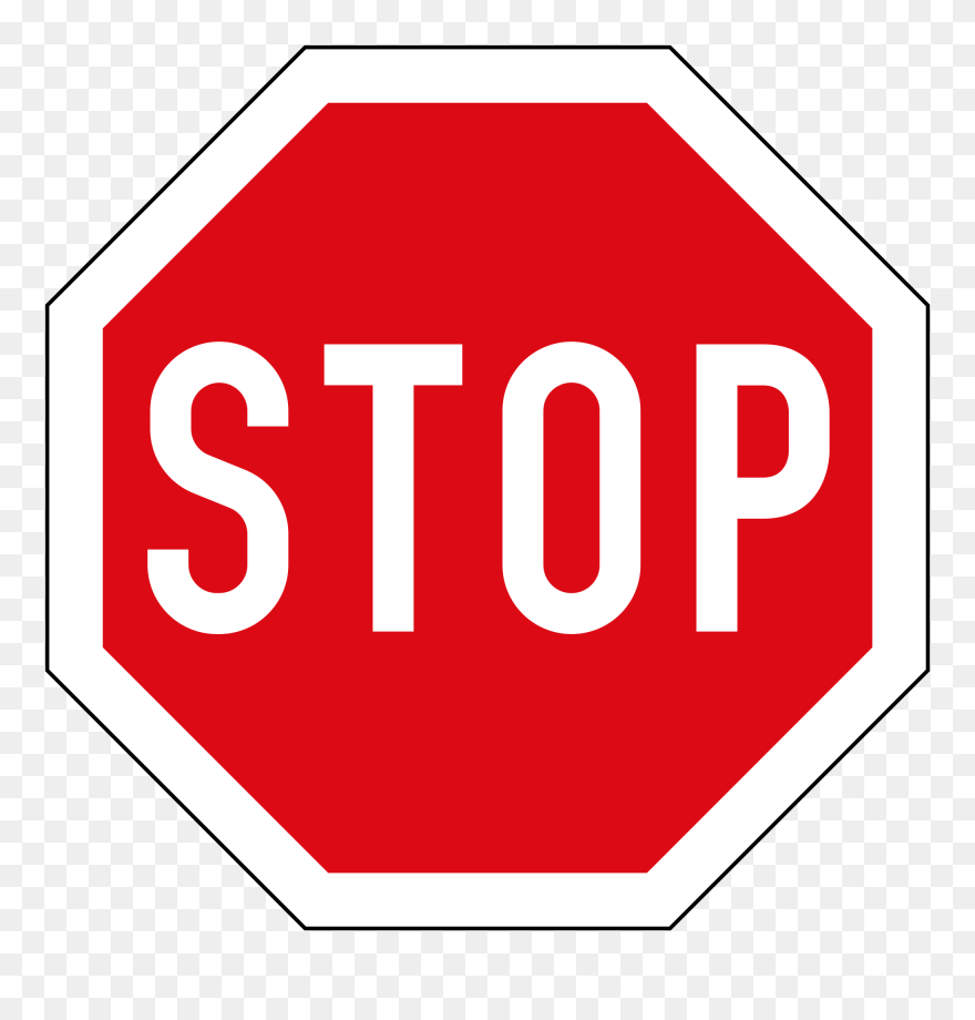 Stop Sign Transparent Background Road Signs In Japan - Stop Sign Word Art Clipart