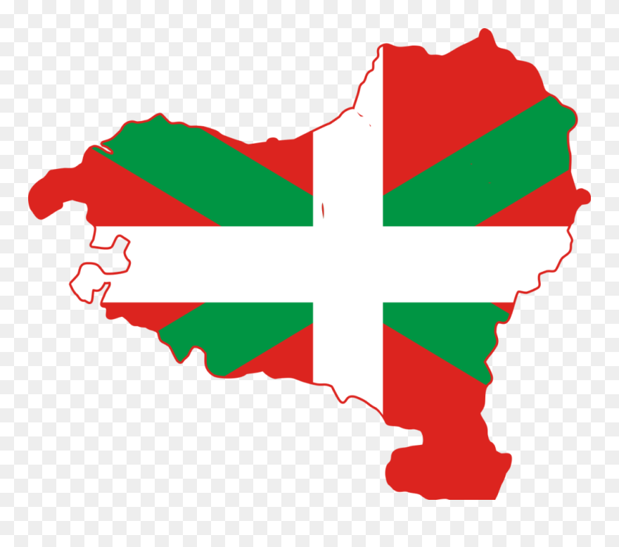 Country Map With Flag Clipart