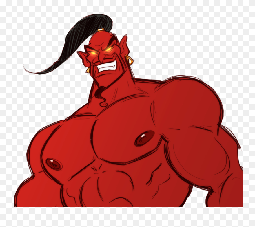 557kib, 1042x829, Genie Jafar - Genie Jafar Png Clipart