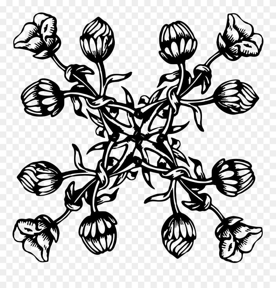 Floral Design 44 Clip Arts - Clip Art - Png Download