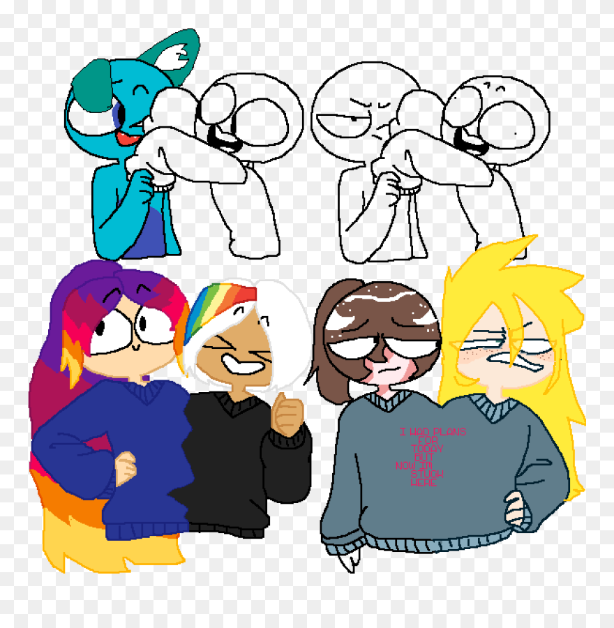Dipper In A Sweater Clipart