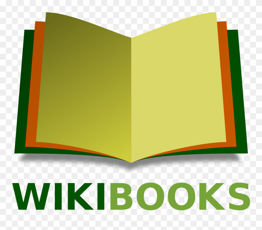 Wikibooks Open Book Leaning3 - Book Logo Idea Png Clipart