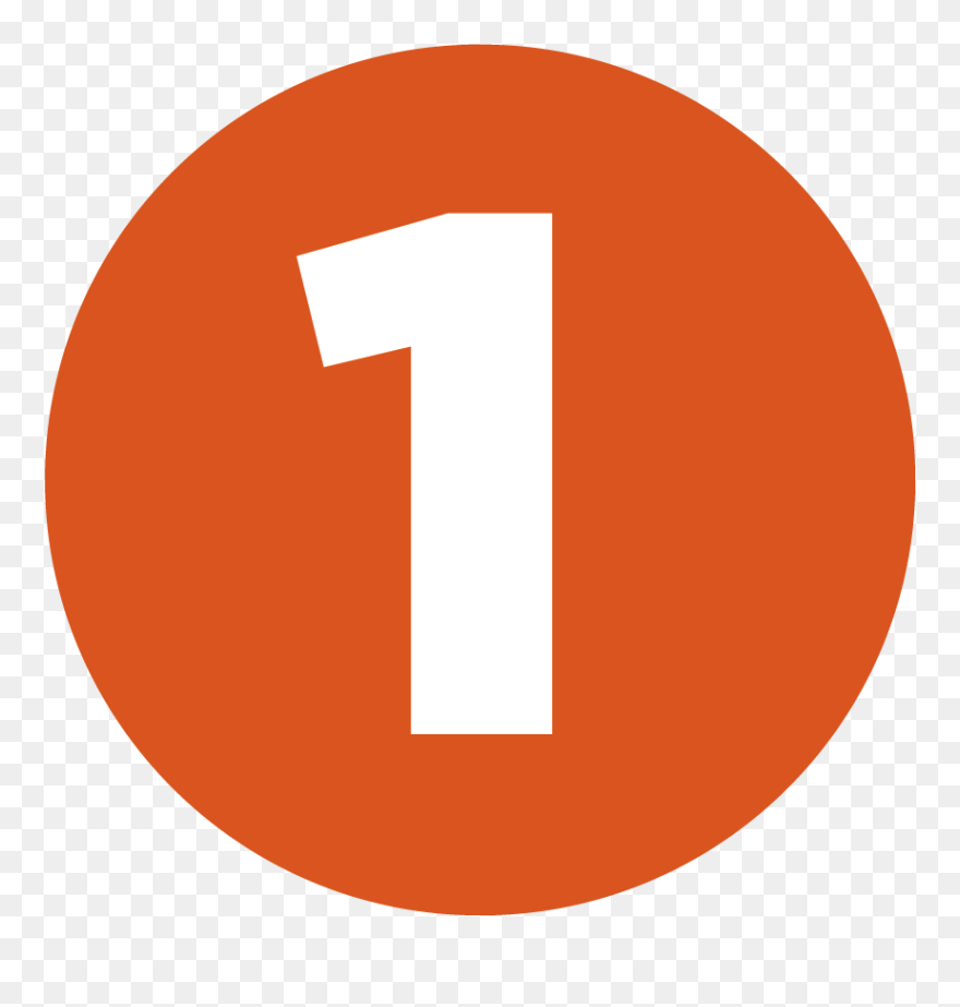 1 Number Circle Desgin Png - Episode 1 Transparent Background Clipart
