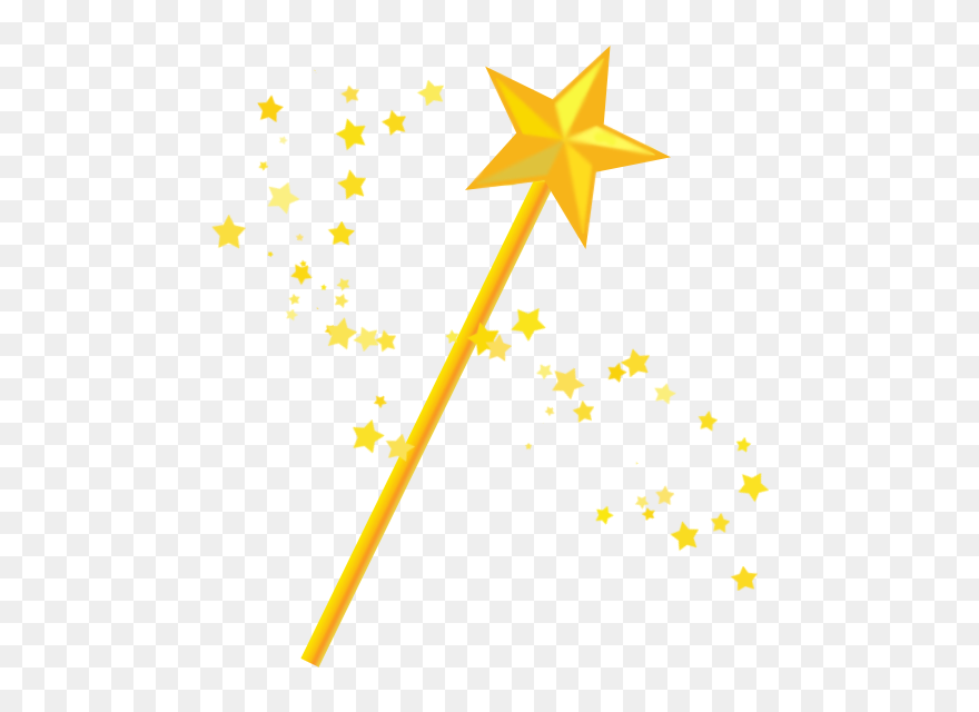 Free Wand Cliparts, Download Free Clip Art, Free Clip - Magic Wand Clipart - Png Download