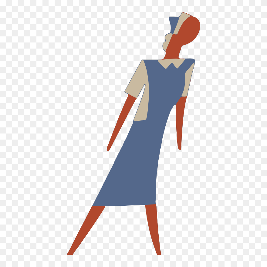 Abstract Lady - Clip Art - Png Download