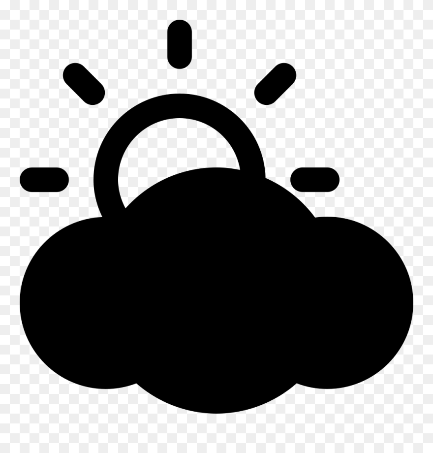 Cloudy Weather - Weather Forecast Icon Png Clipart