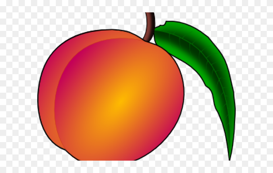 Peach Clip Art - Png Download