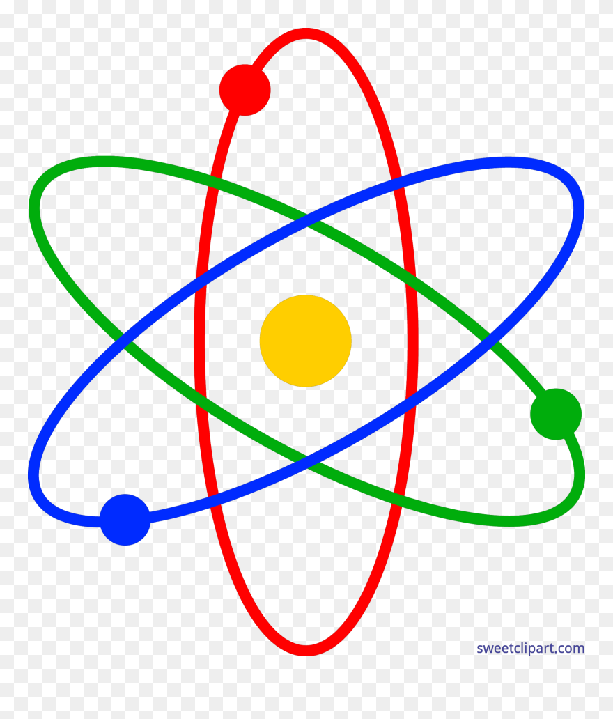 Atom Clip Art - Transparent Science Clipart - Png Download