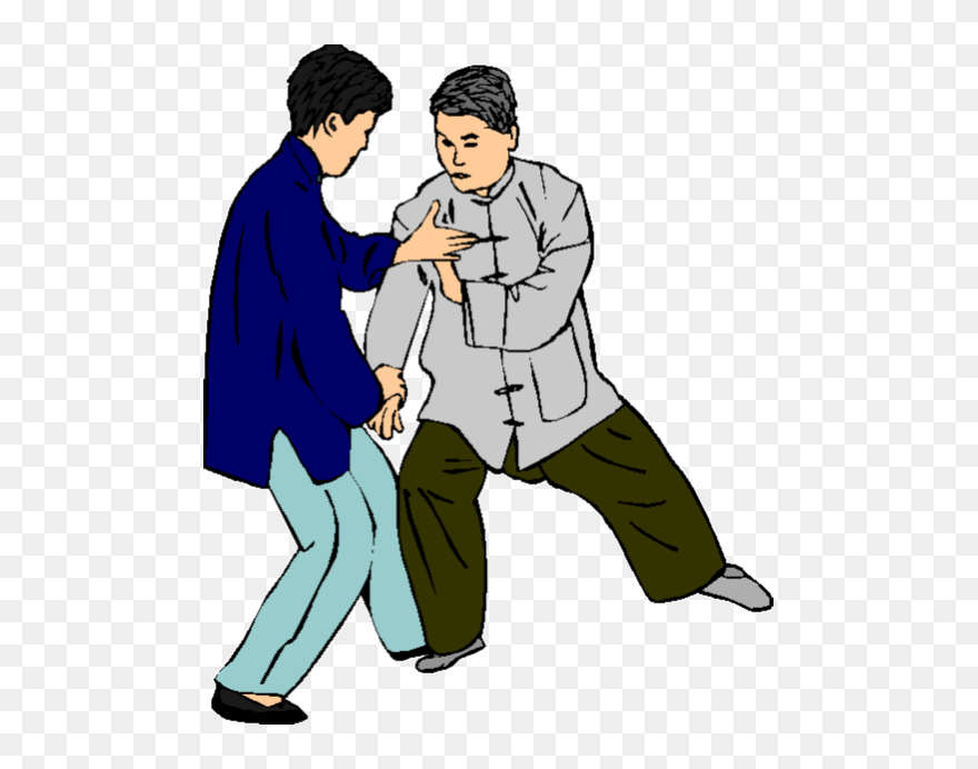 Sensing Hands Of Tai Chi - Cartoon Clipart