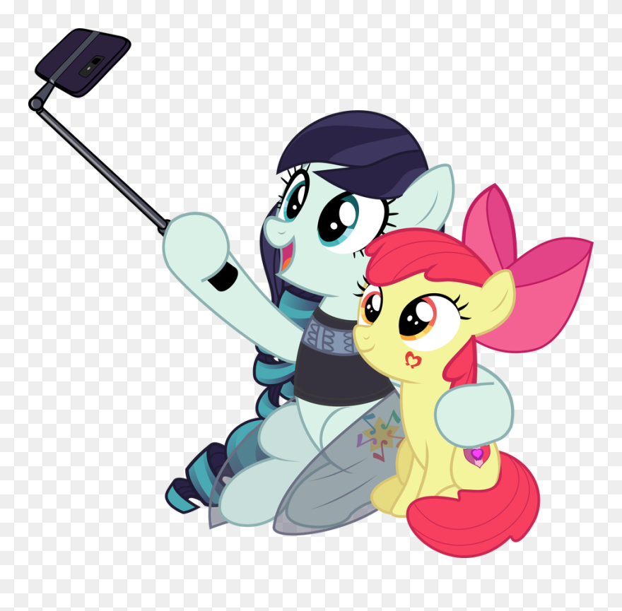 Selfie Clipart Group Vector - My Little Pony The Movie Applebloom - Png Download