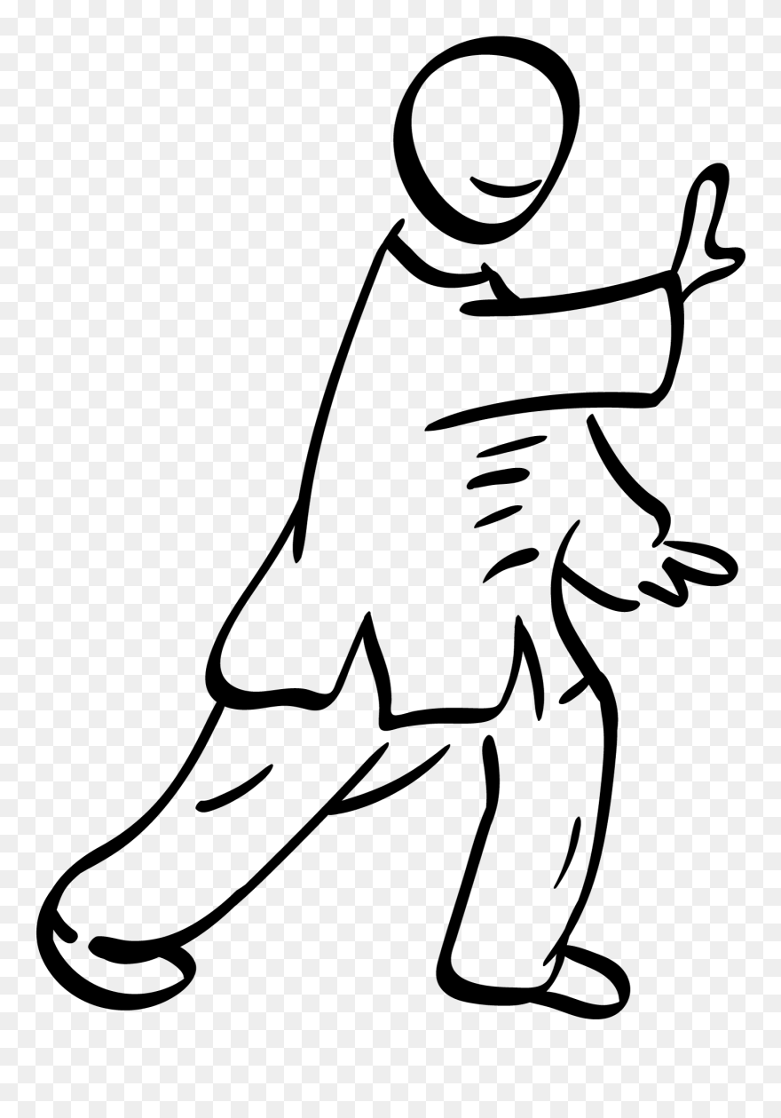 Drawing Sport Outline - Line Art Clipart