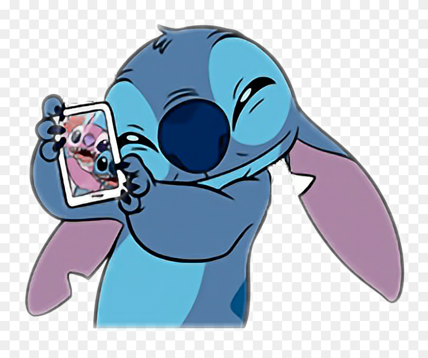 #stitch #stitchdisney #stitchandangel #selfie #goodmorning - Stitch Png Cute Clipart
