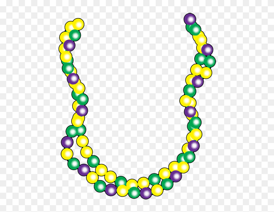 Mardi Gras Beads Clipart - Png Download
