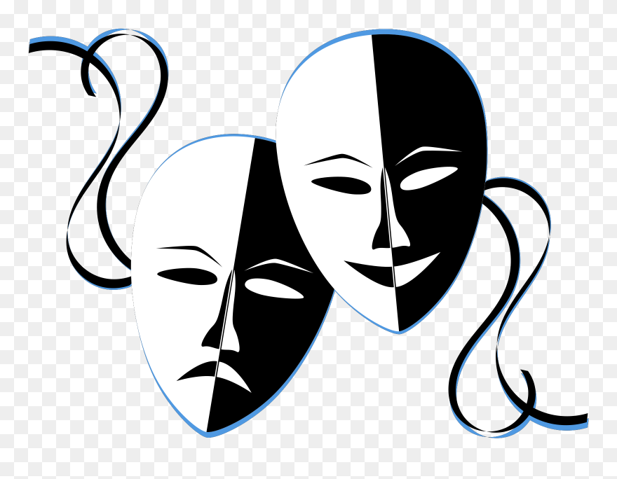 Theatre Masks Clipart