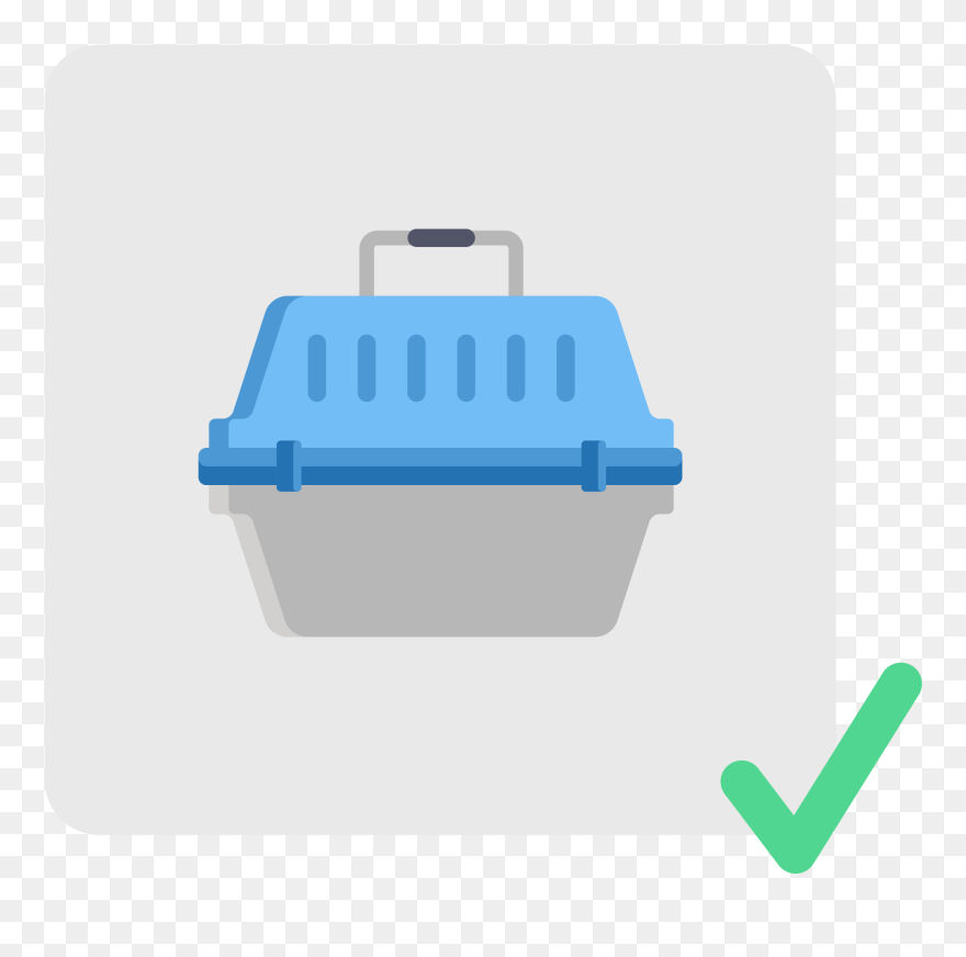 Pet Carrier Or Crate Clipart