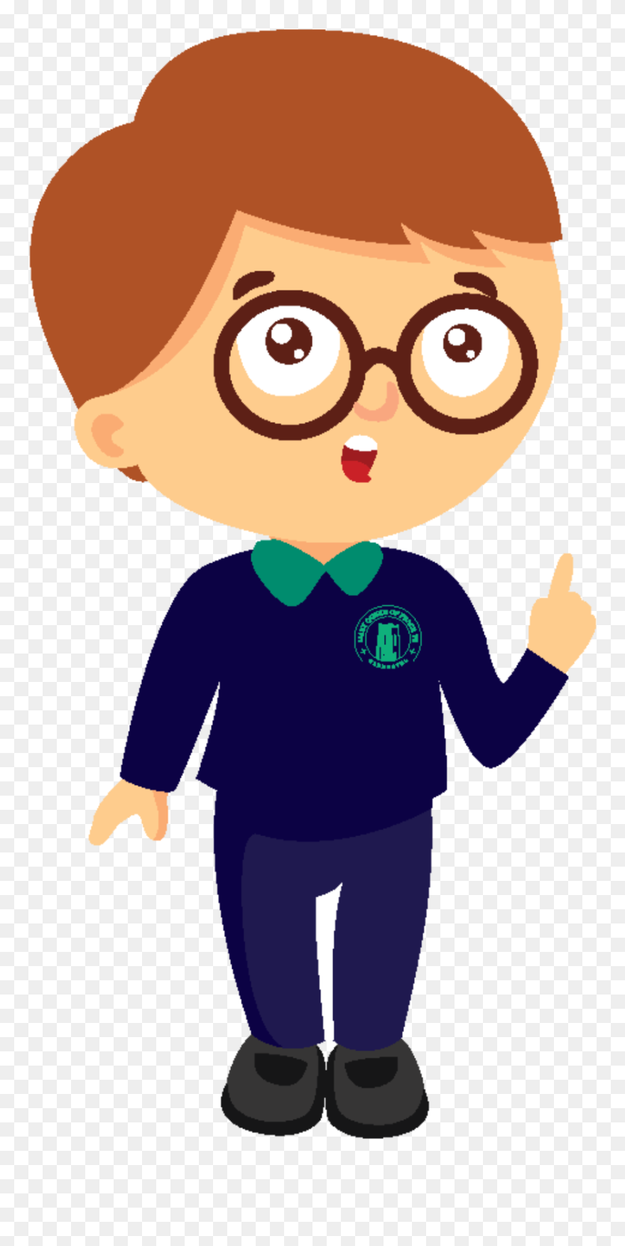 Boy School Uniform Clipart - Png Download