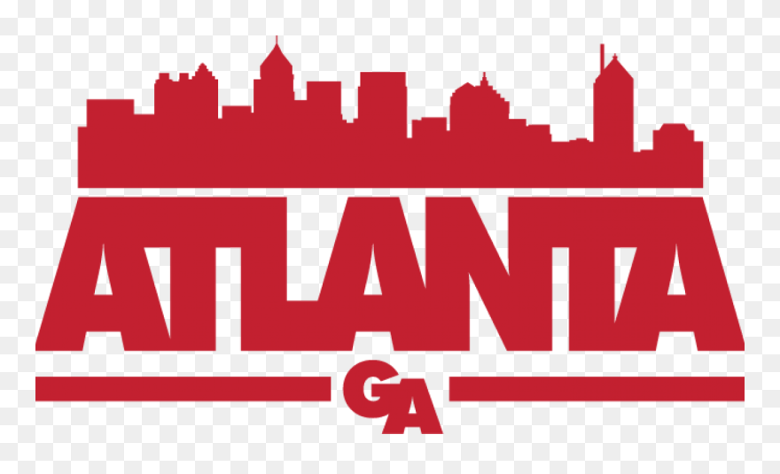 Simple Atlanta Skyline Clipart