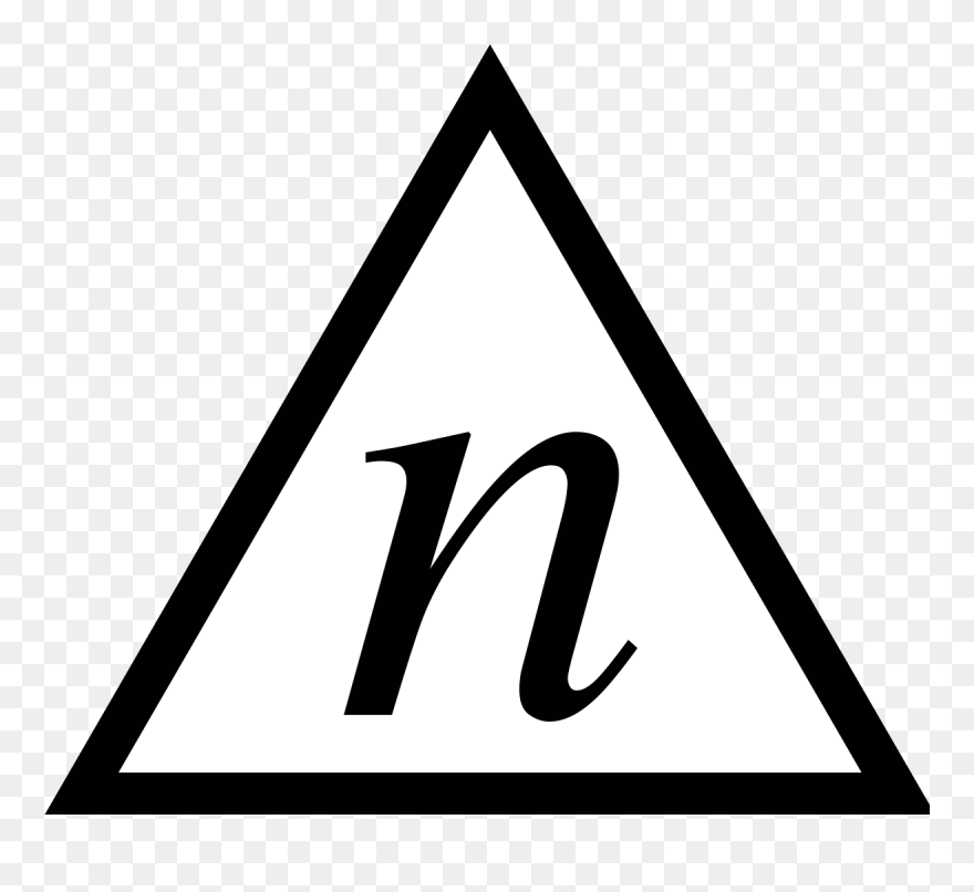 Triangle Sign In Yamashita Treasure Clipart