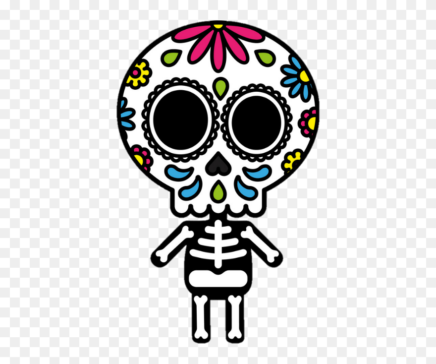 Sugar Skull Character Clipart