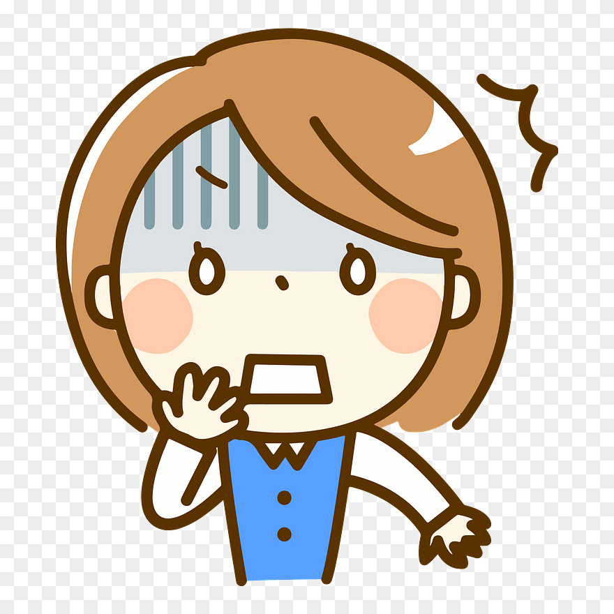 Office Lady Shocked Clipart - Idea Girl Illutration Png Transparent Png