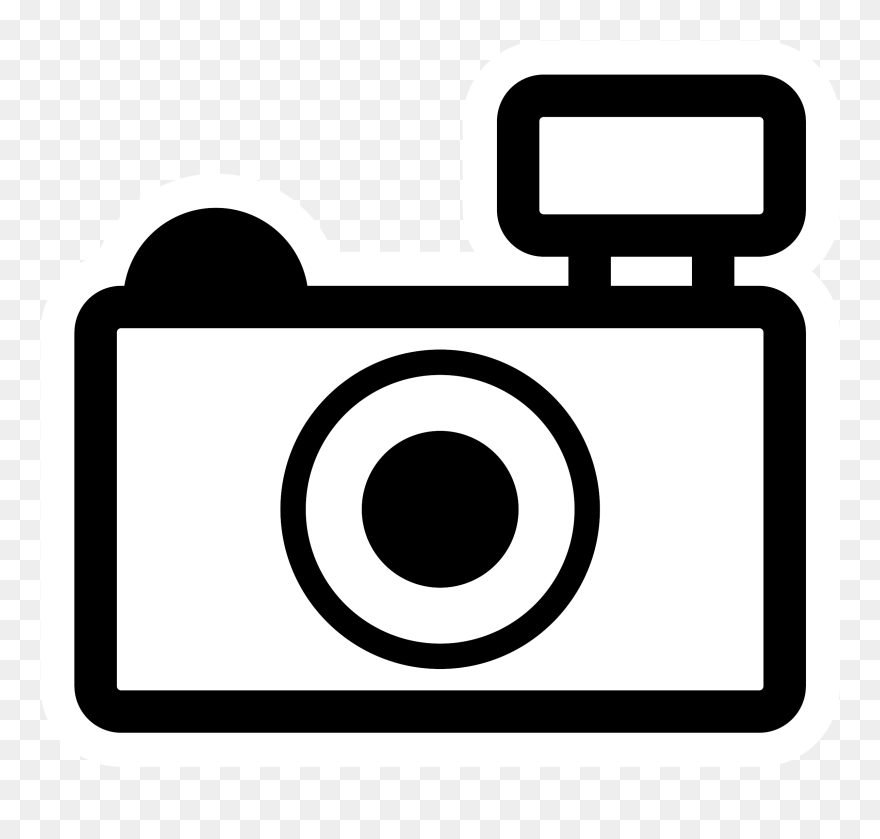 Clipart Png Free Camera - Camera Clipart Black And White Png Transparent Png