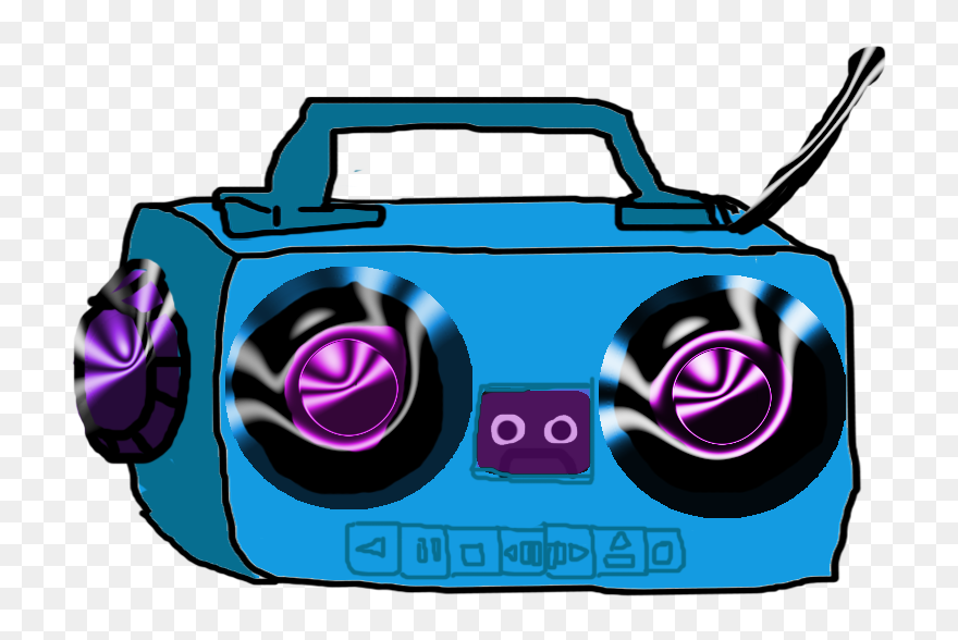 My Boombox By Sexybenplz On Clipart Library - Clip Art - Png Download