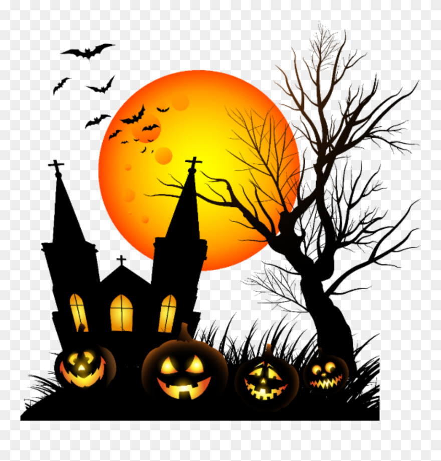 2019 Halloween Backgrounds Hd Clipart