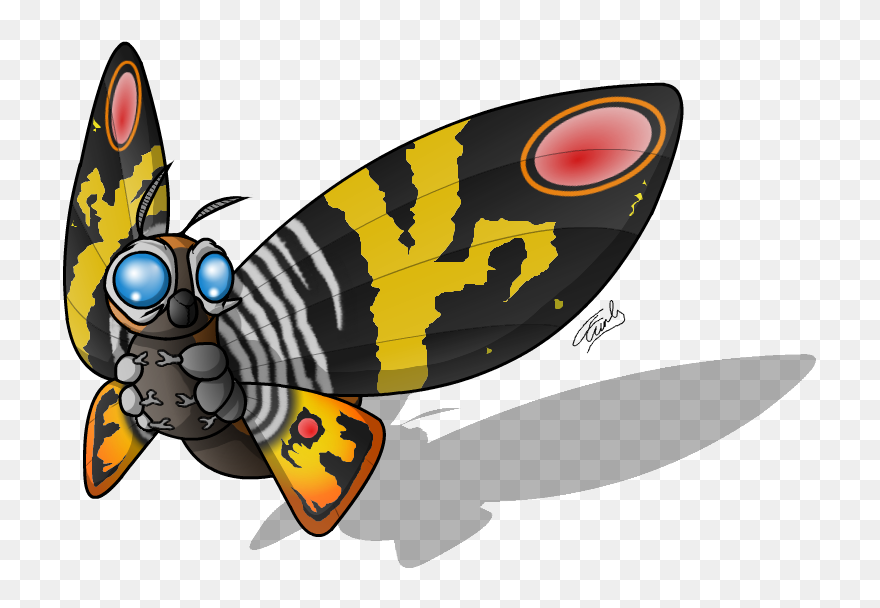 Picture - Mothra Clip Art - Png Download