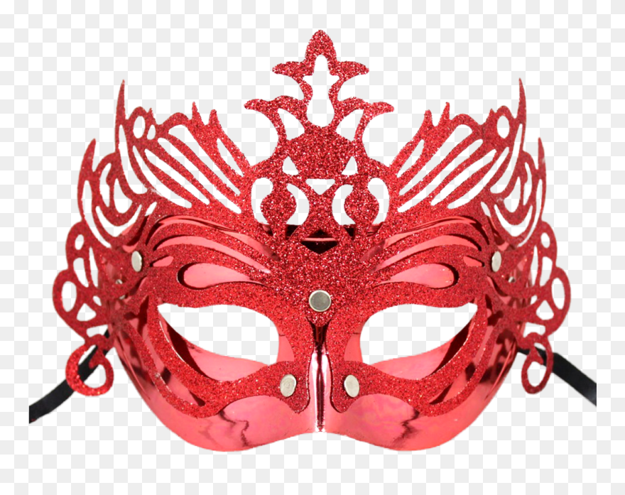 Red Masquerade Mask Png - Masquerade Mask Png Clipart