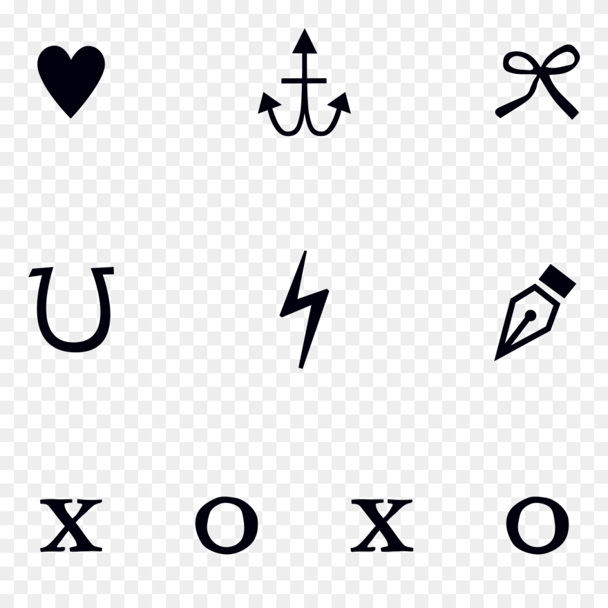 Small Fake Tattoo Designs Clipart