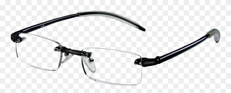 Picture Of Black Reading Glasses - Reading Glass Png Clipart