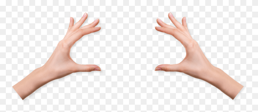 Transparent Painted Nail Clipart - Camera Hands Png