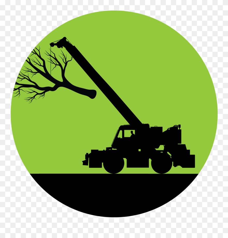 Tree Crane Work Clipart