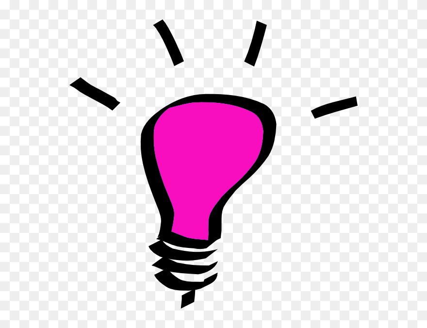 Transparent Suscribete Rosa Png - Light Bulb Idea Cartoons Clipart