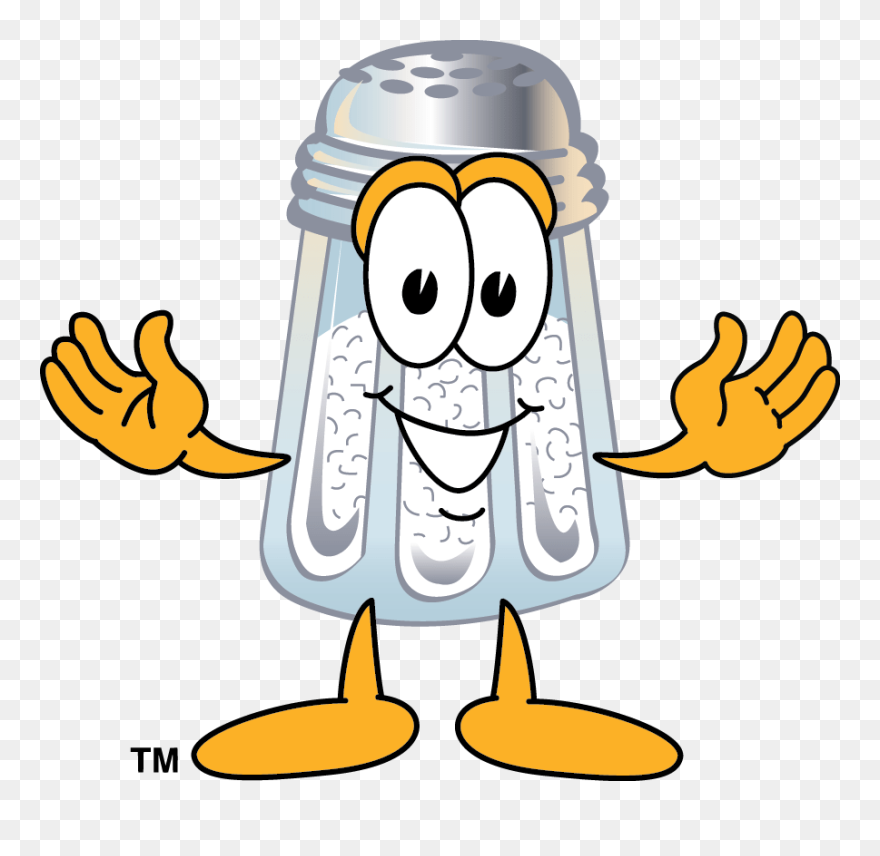 Salt Shaker With Face Clipart