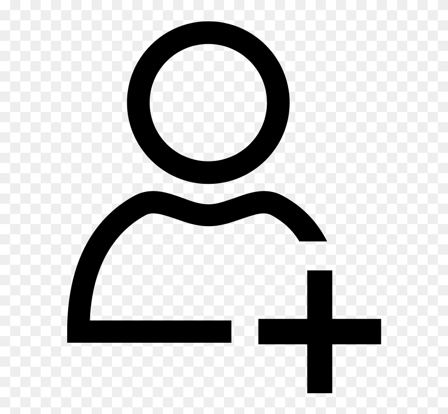 File - Noun Project - Add Person - Svg - Add Person Image Png Clipart