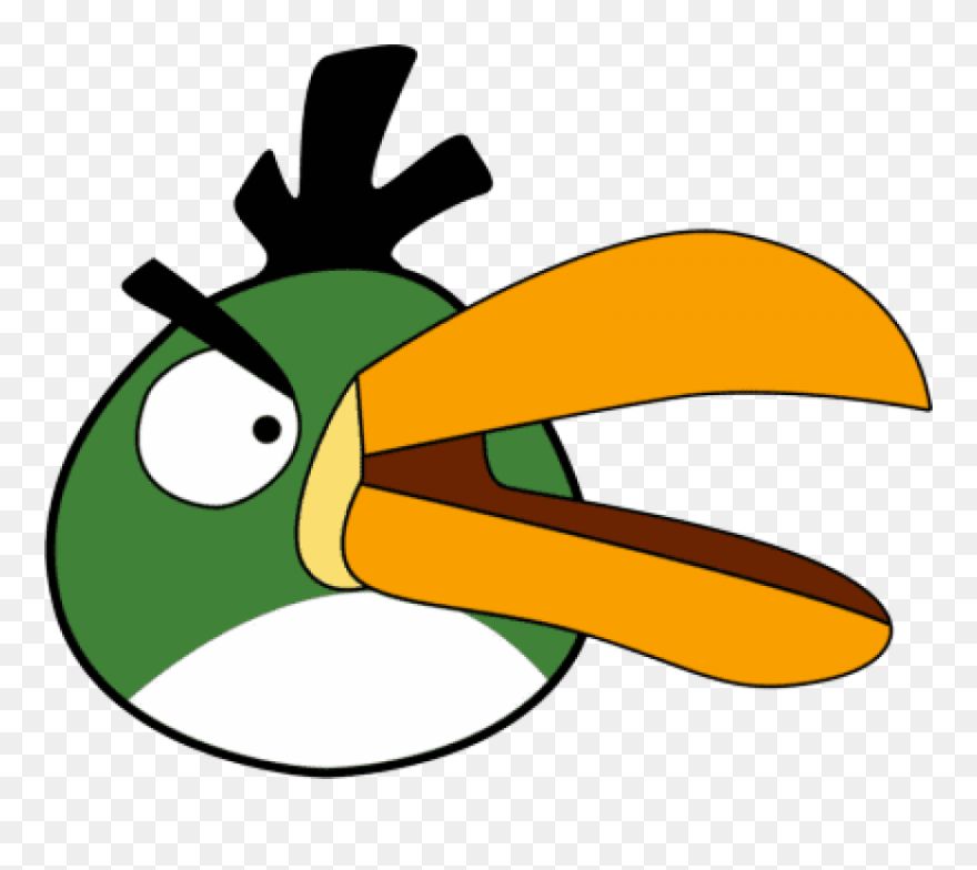 Download Banner Royalty Free Angry Bird Clipart - Angry Birds Green One - Png Download